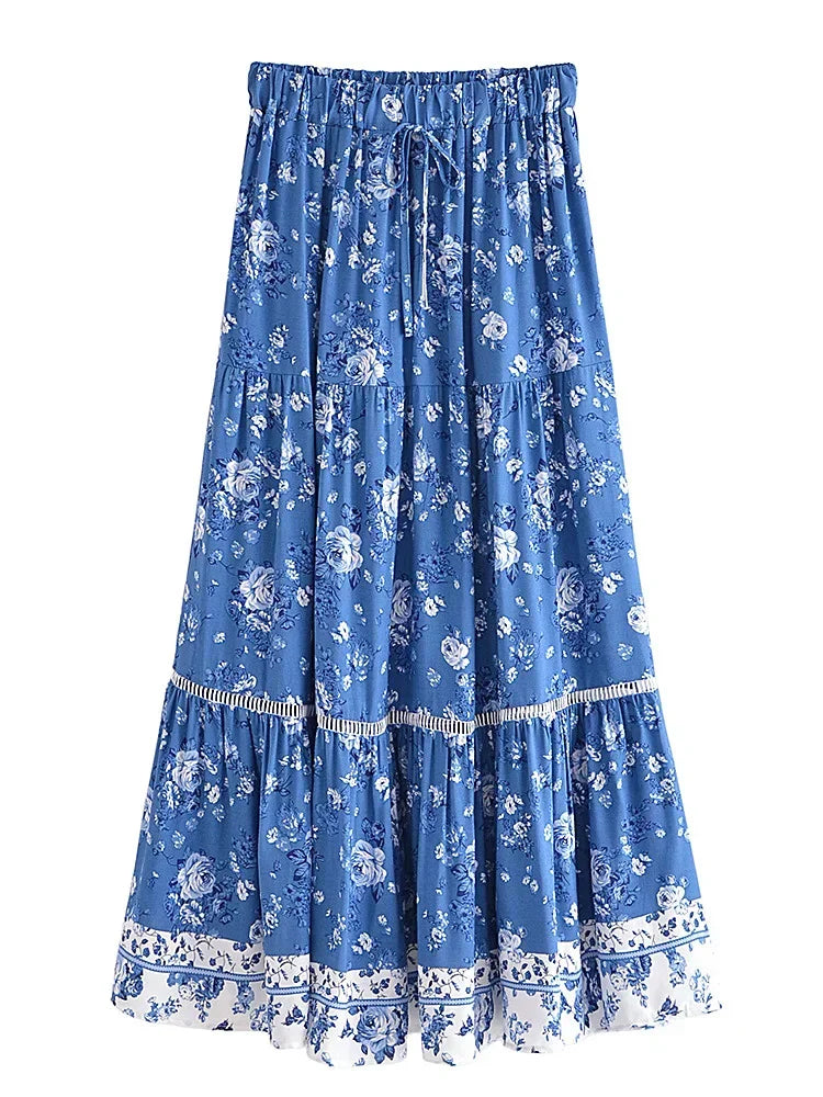 Naomi Floral Maxi Skirt