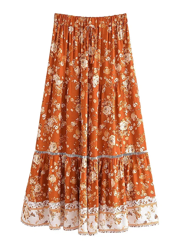 Naomi Floral Maxi Skirt