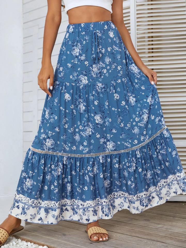 Naomi Floral Maxi Skirt
