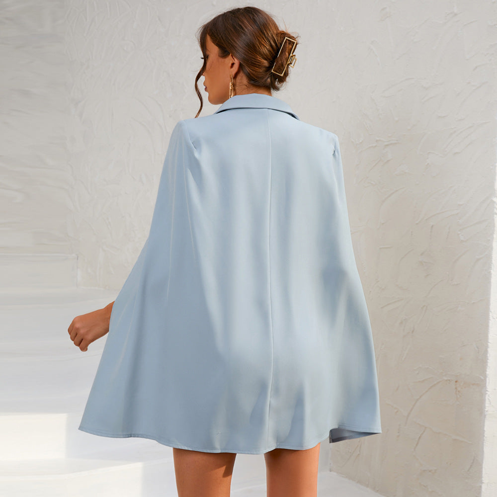 Wren Cape Blazer Dress