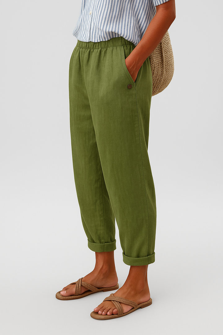 Pauline | Relaxed Straight-Leg Trousers