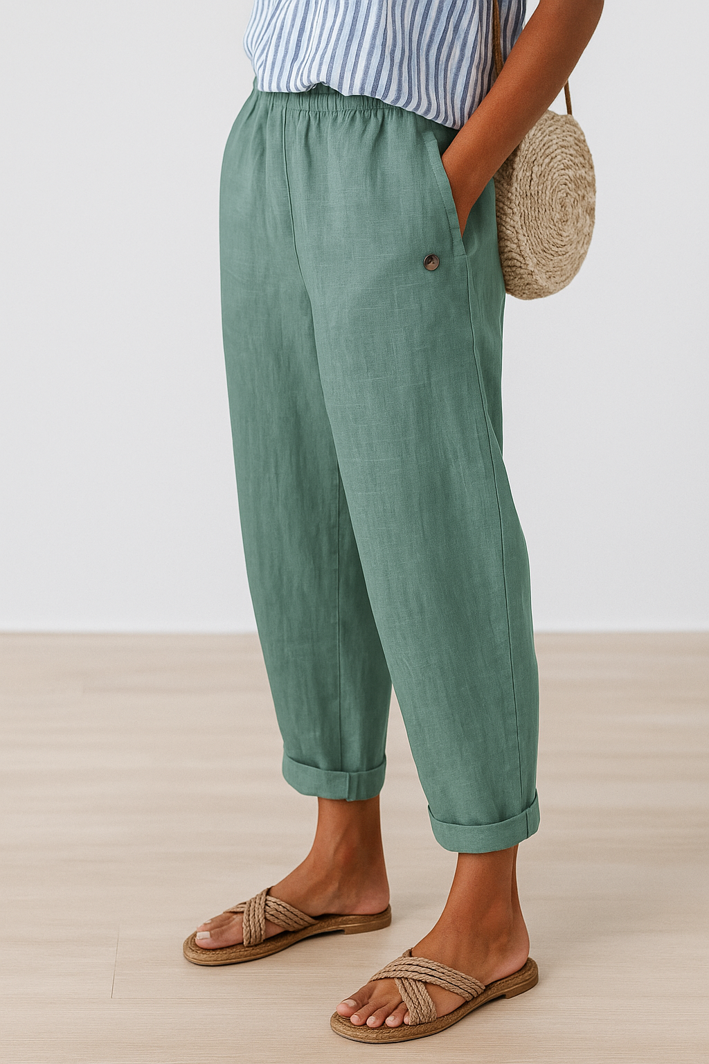 Pauline | Relaxed Straight-Leg Trousers