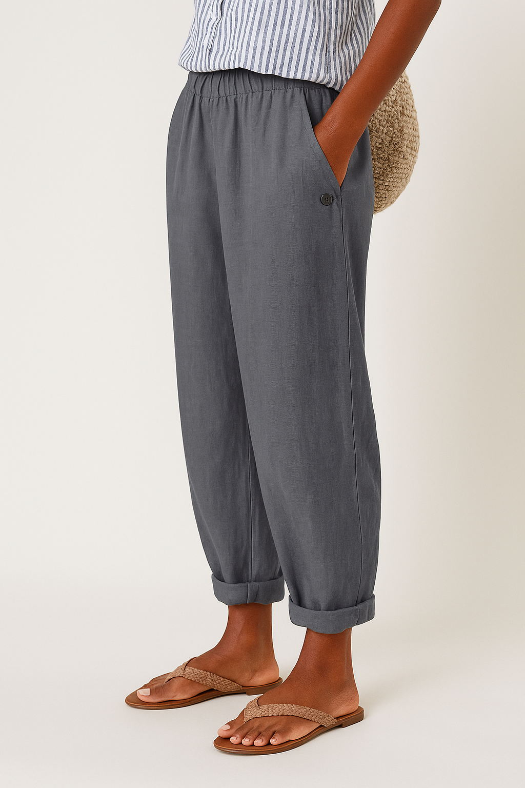 Pauline | Relaxed Straight-Leg Trousers