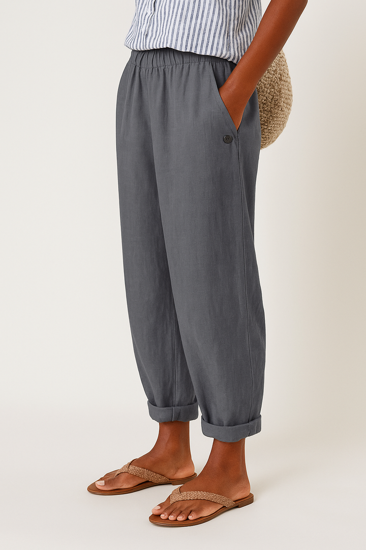 Pauline | Relaxed Straight-Leg Trousers