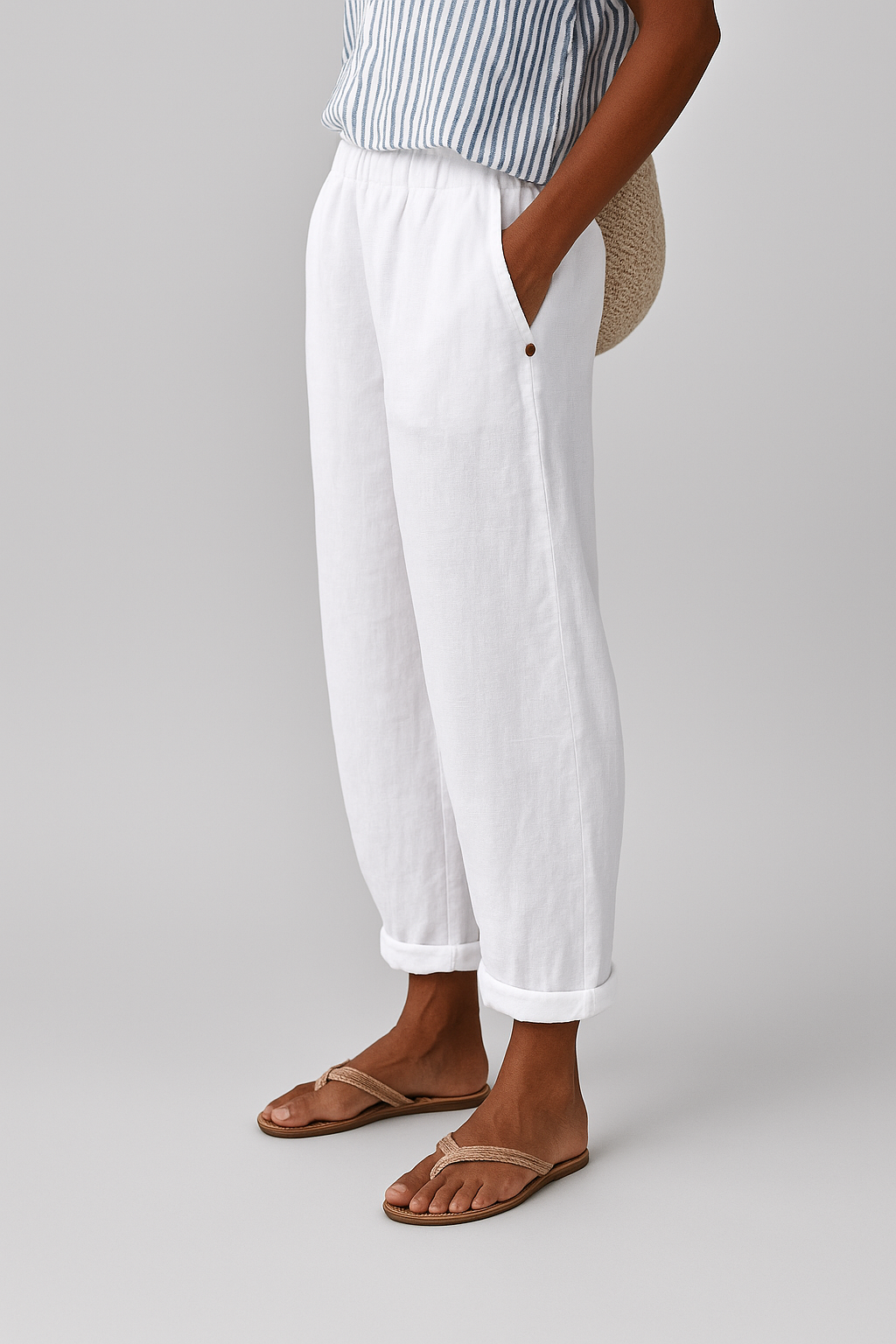 Pauline | Relaxed Straight-Leg Trousers