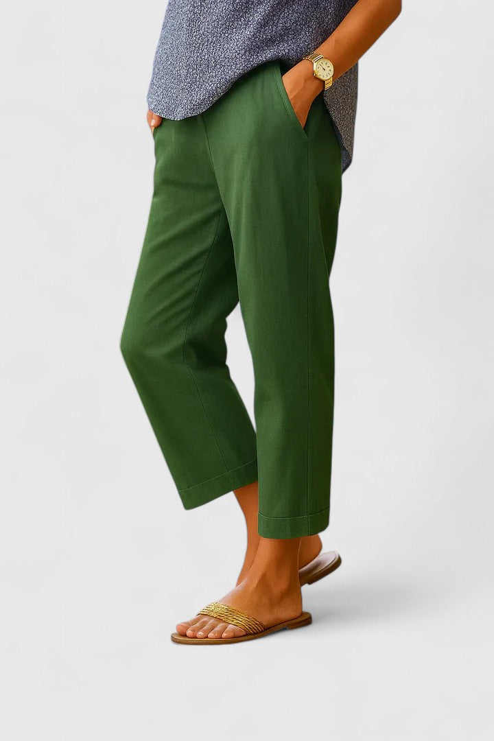 Margot | Lightweight Straight-Leg Trousers