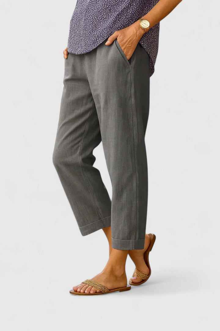 Margot | Lightweight Straight-Leg Trousers