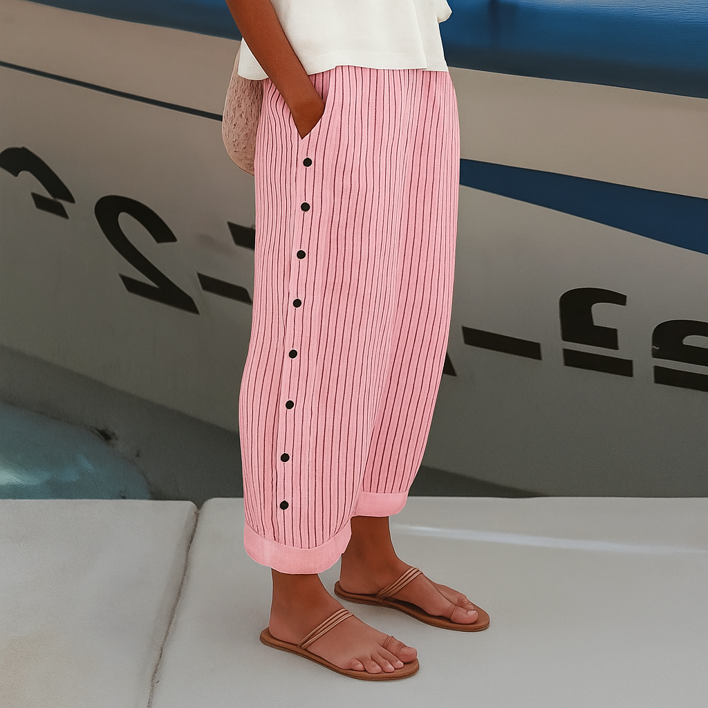 Noelle | Straight-Leg Pocket Trousers