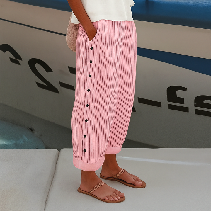 Noelle | Straight-Leg Pocket Trousers