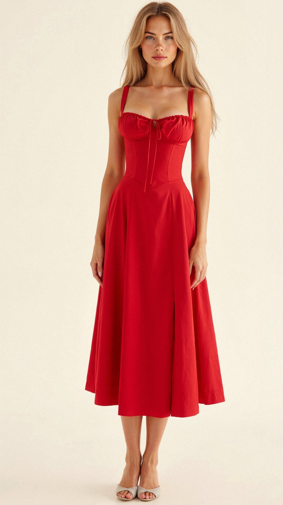 Adeline Corset Midi Dress