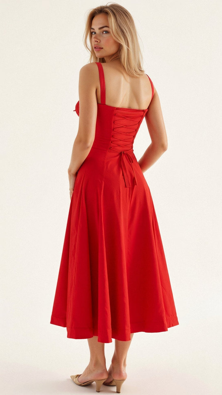 Adeline Corset Midi Dress