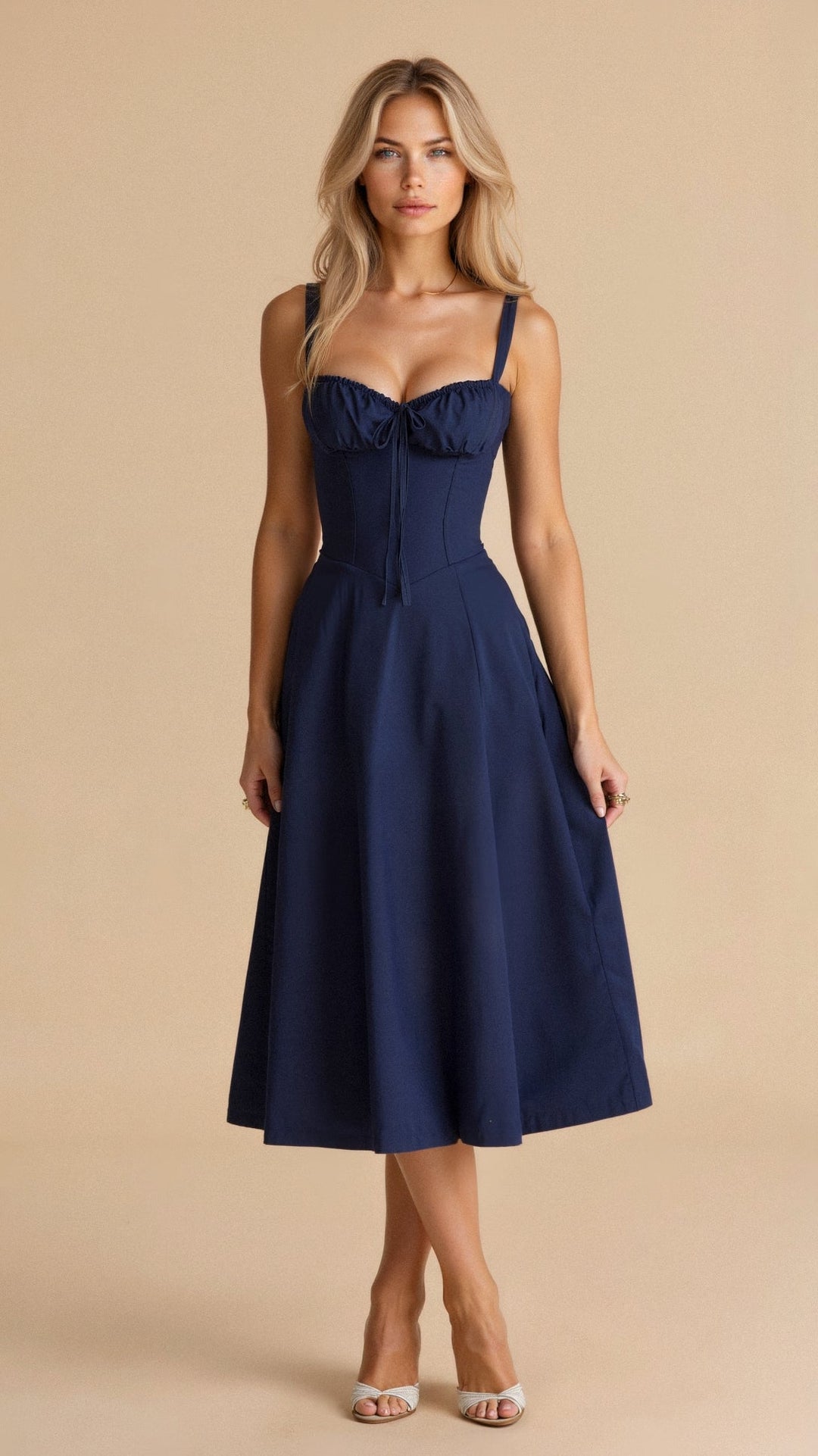 Adeline Corset Midi Dress