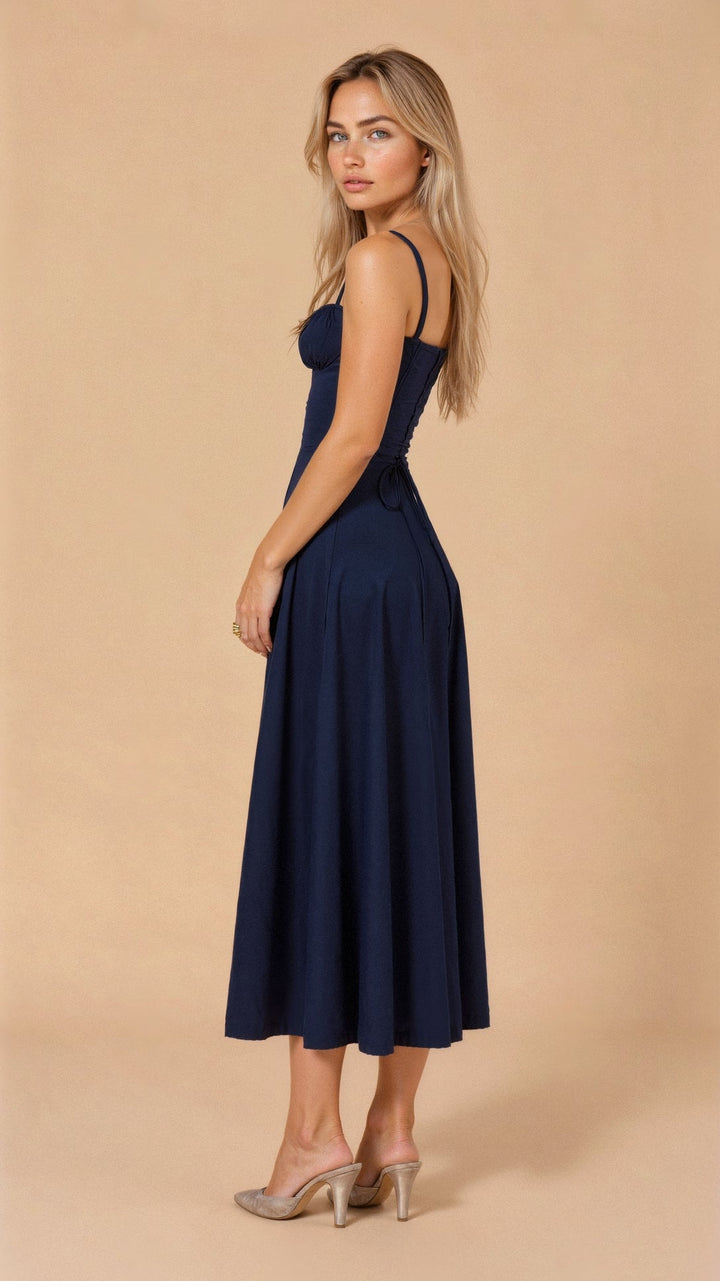 Adeline Corset Midi Dress
