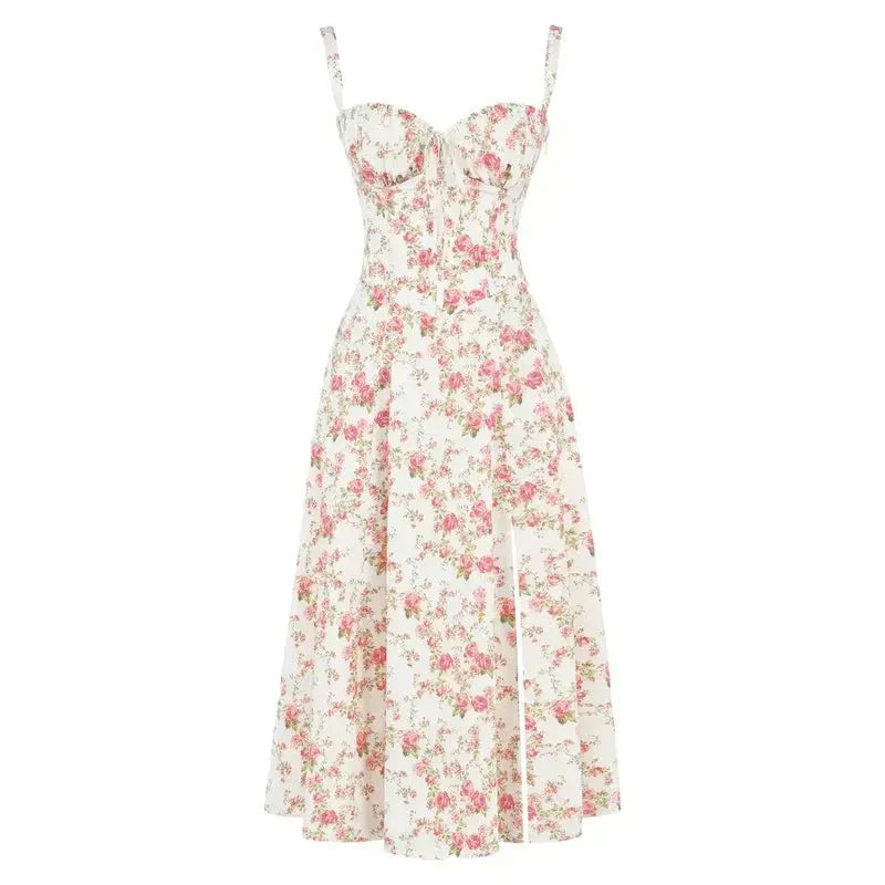 Adeline Corset Midi Dress