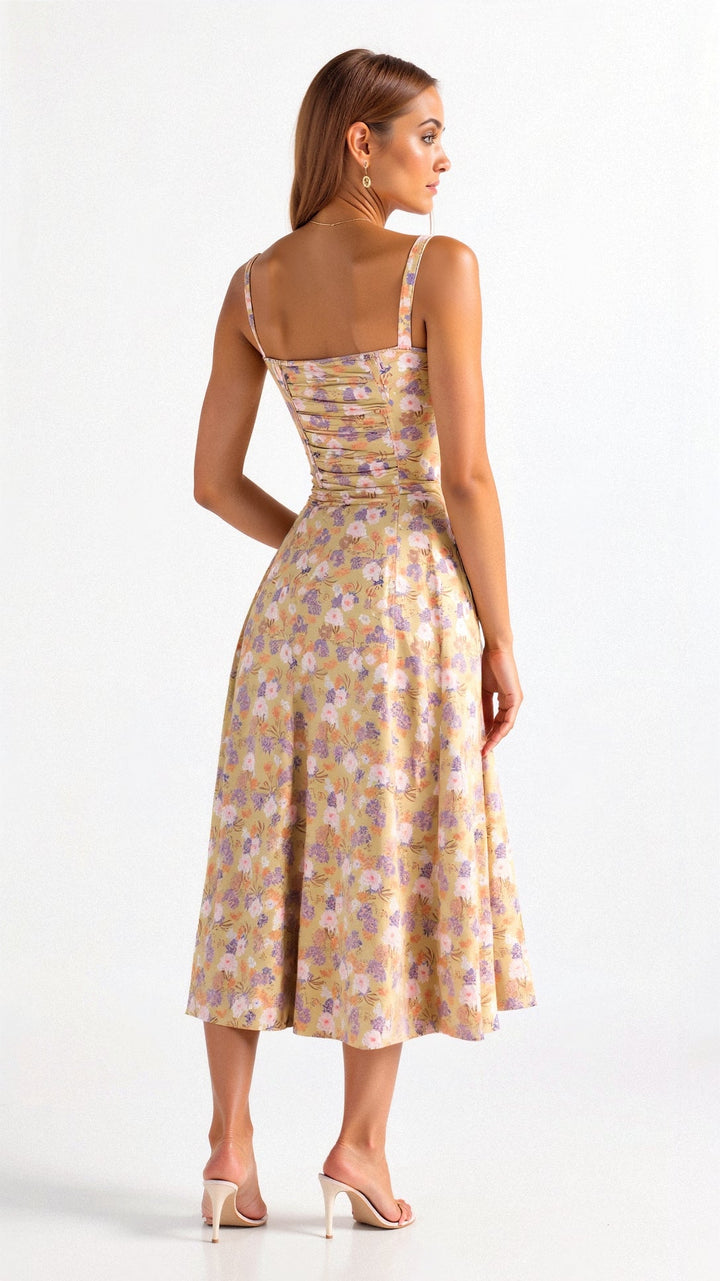 Adeline Corset Midi Dress