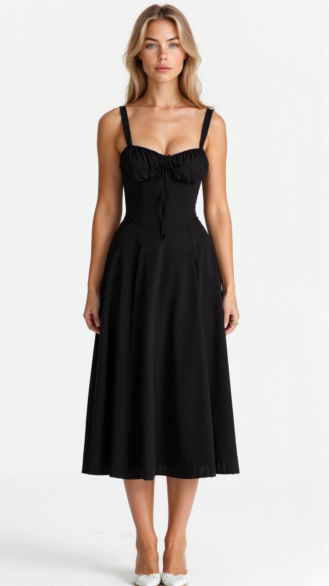 Adeline Corset Midi Dress