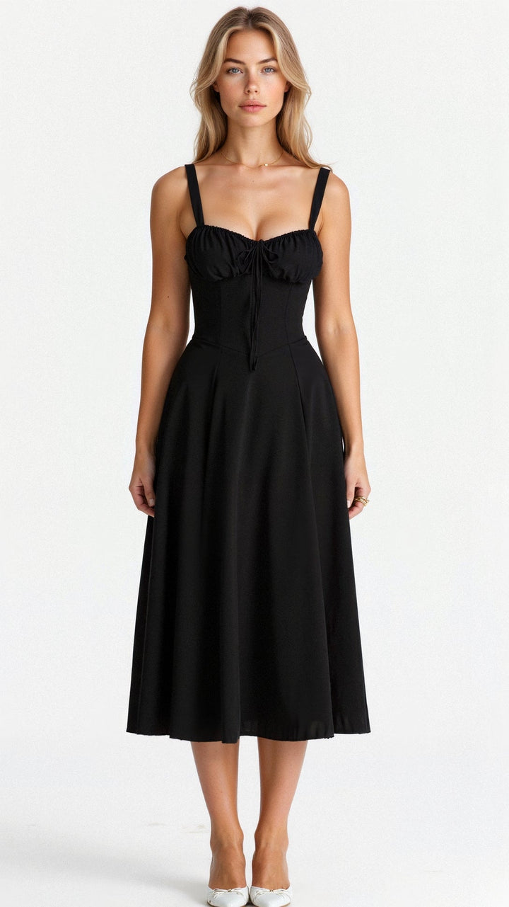 Adeline Corset Midi Dress