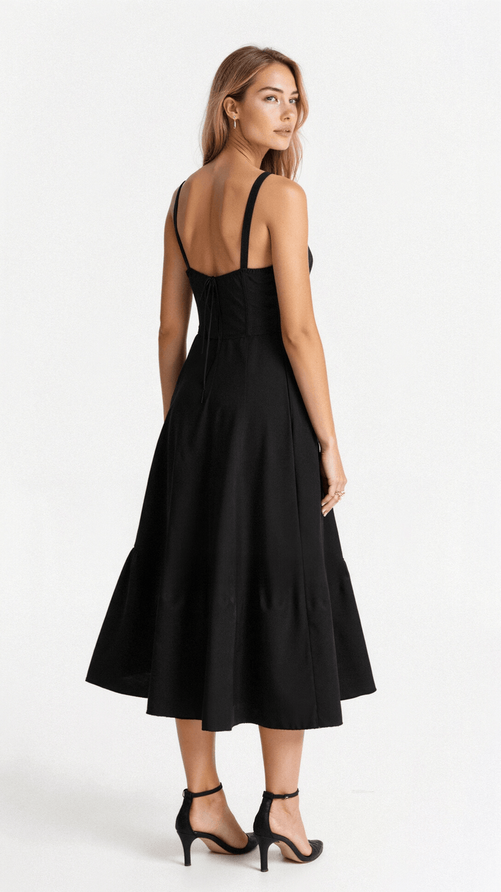Adeline Corset Midi Dress
