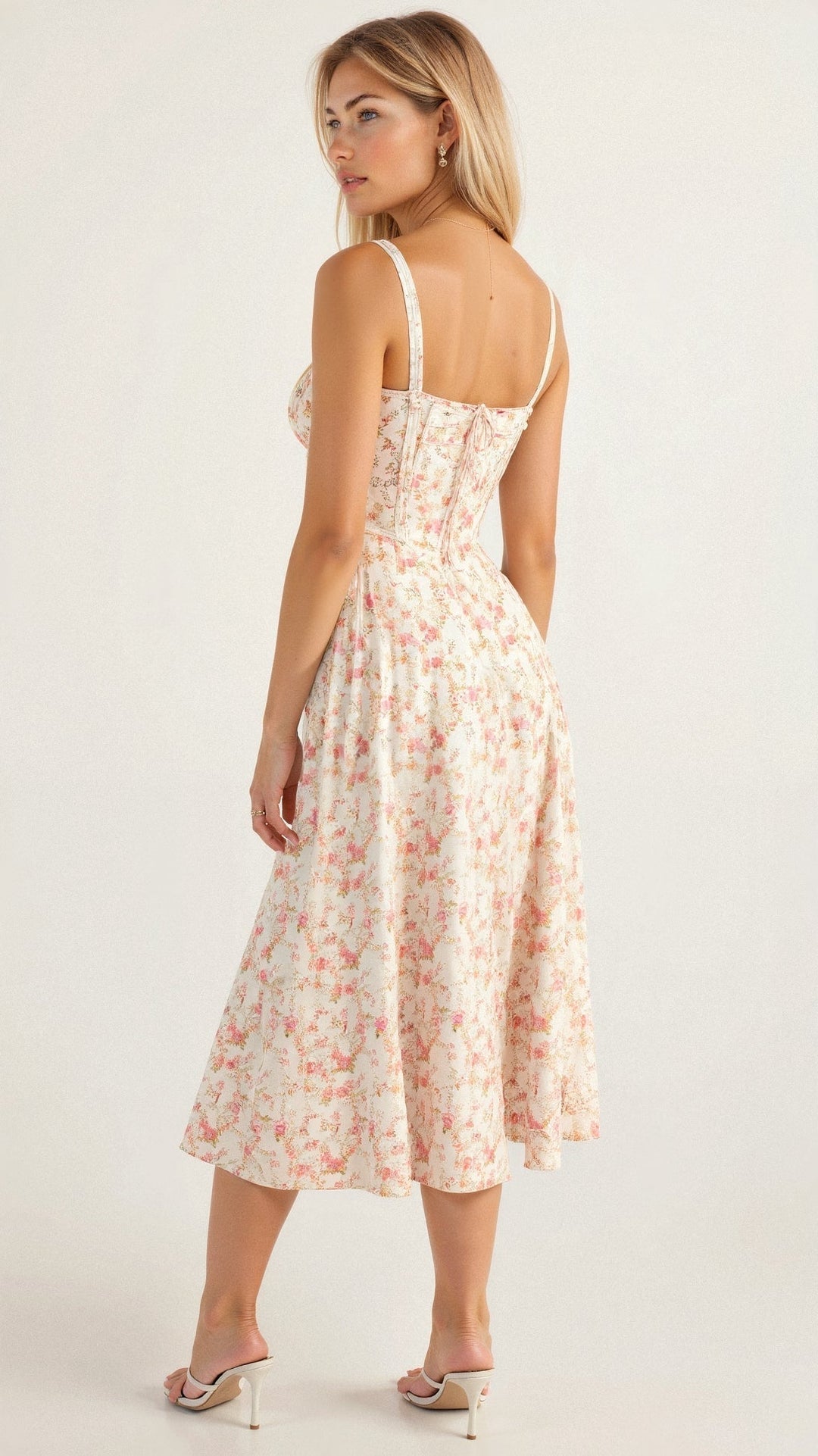 Adeline Corset Midi Dress