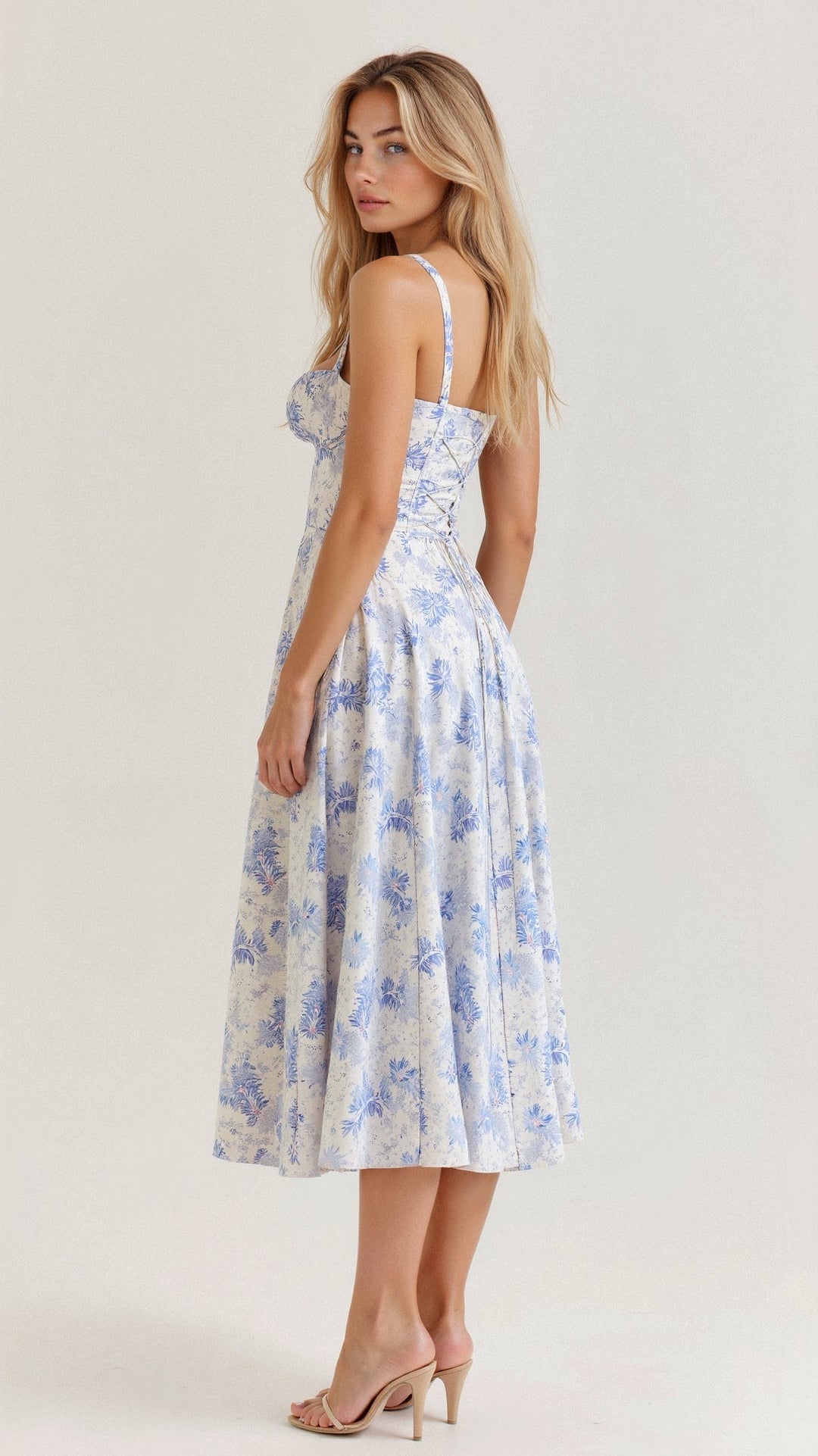 Adeline Corset Midi Dress