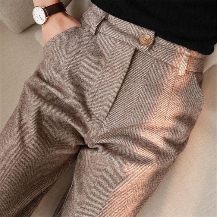 Catherine | Tailored Straight-Leg Trousers