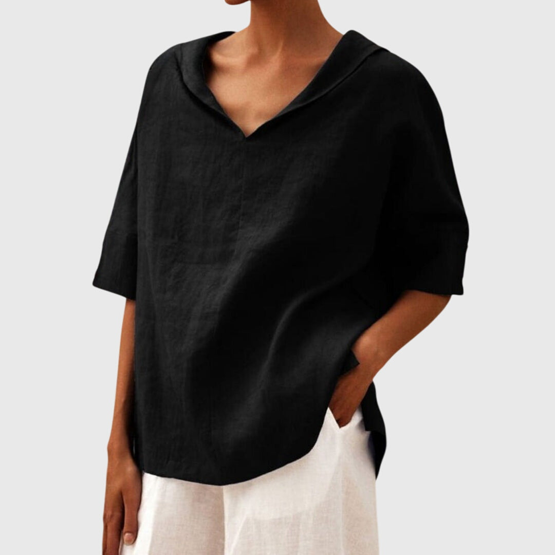 Mia | Chic Casual Loose-Fit Blouse for Women 0
