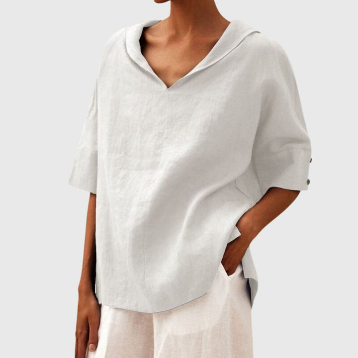 Mia | Chic Casual Loose-Fit Blouse for Women 1