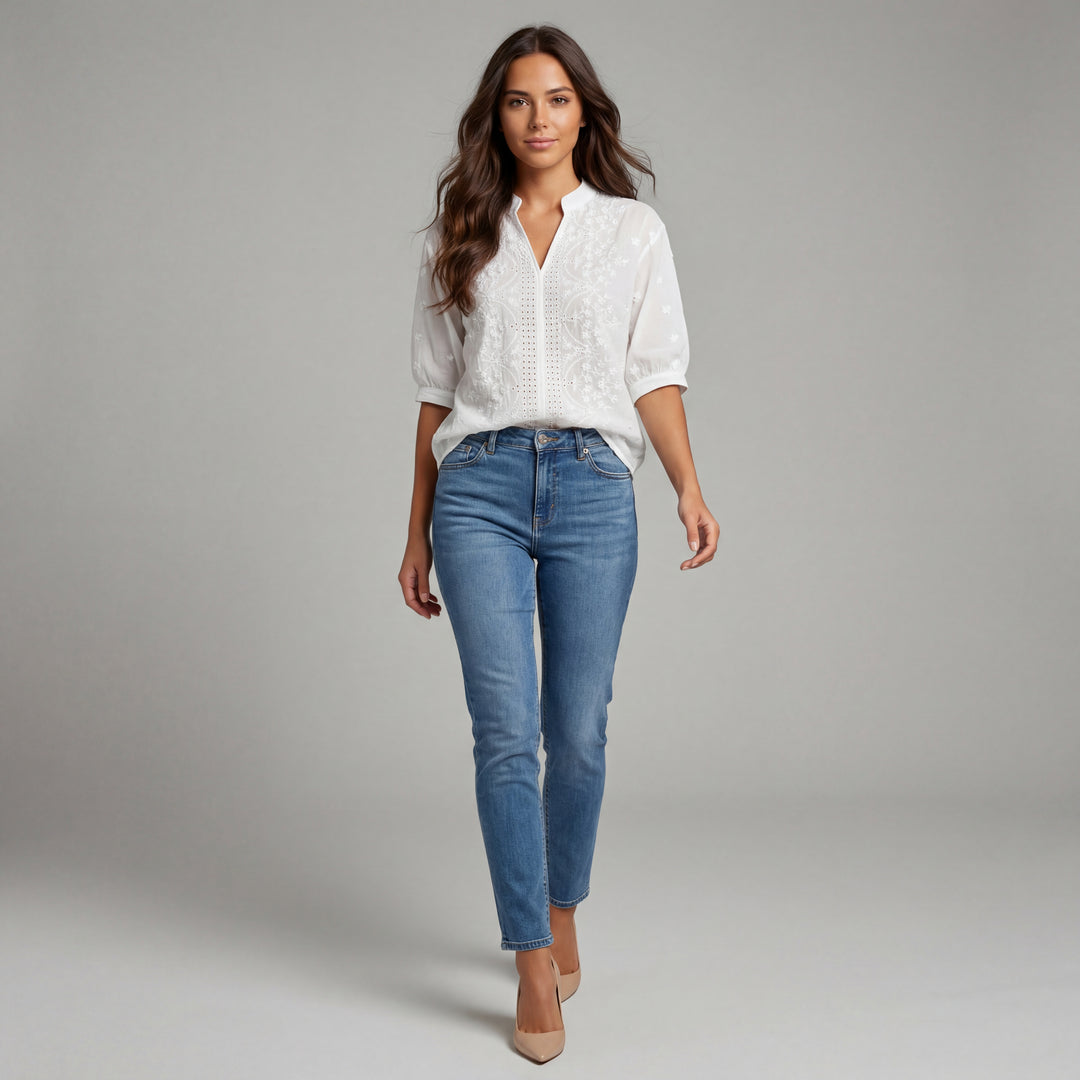 Elise Puff Blouse