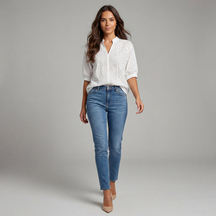 Elise Puff Blouse