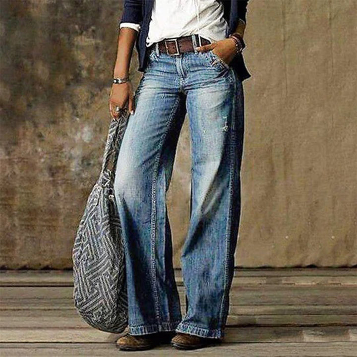 Simone | High-Waist Wide-Leg Jeans