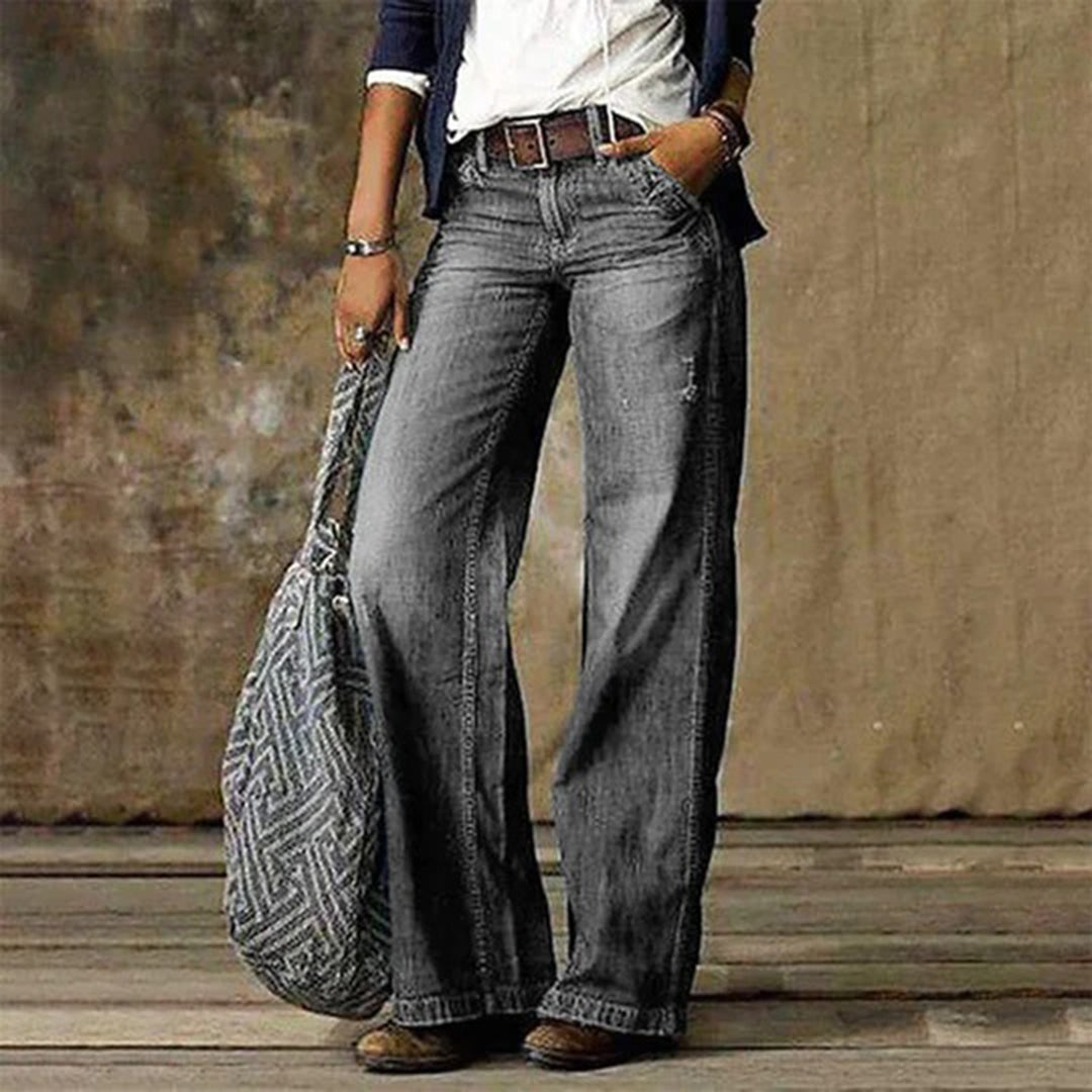Simone | High-Waist Wide-Leg Jeans