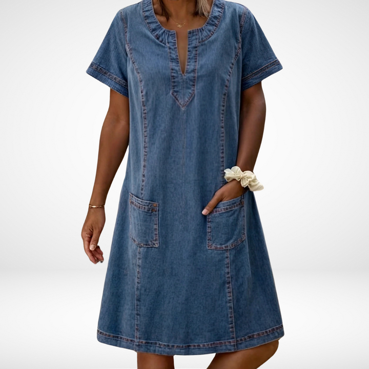 Thalia Pocket Midi Dress