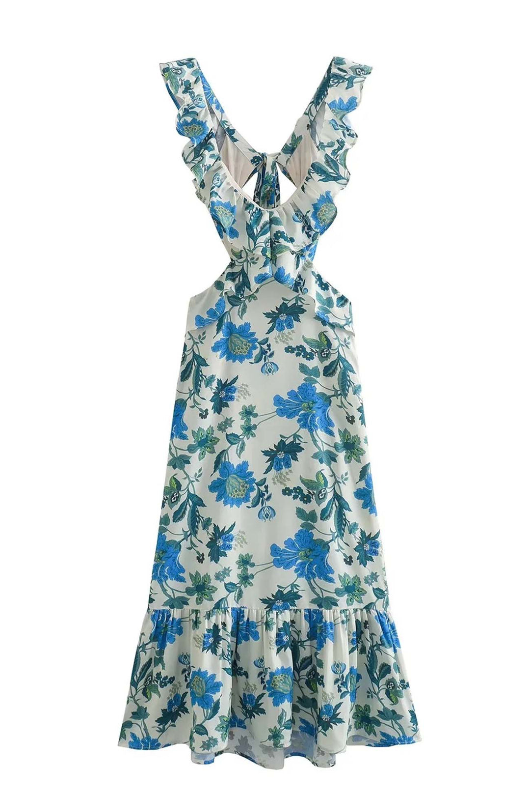Dahlia Ruffle Maxi Dress
