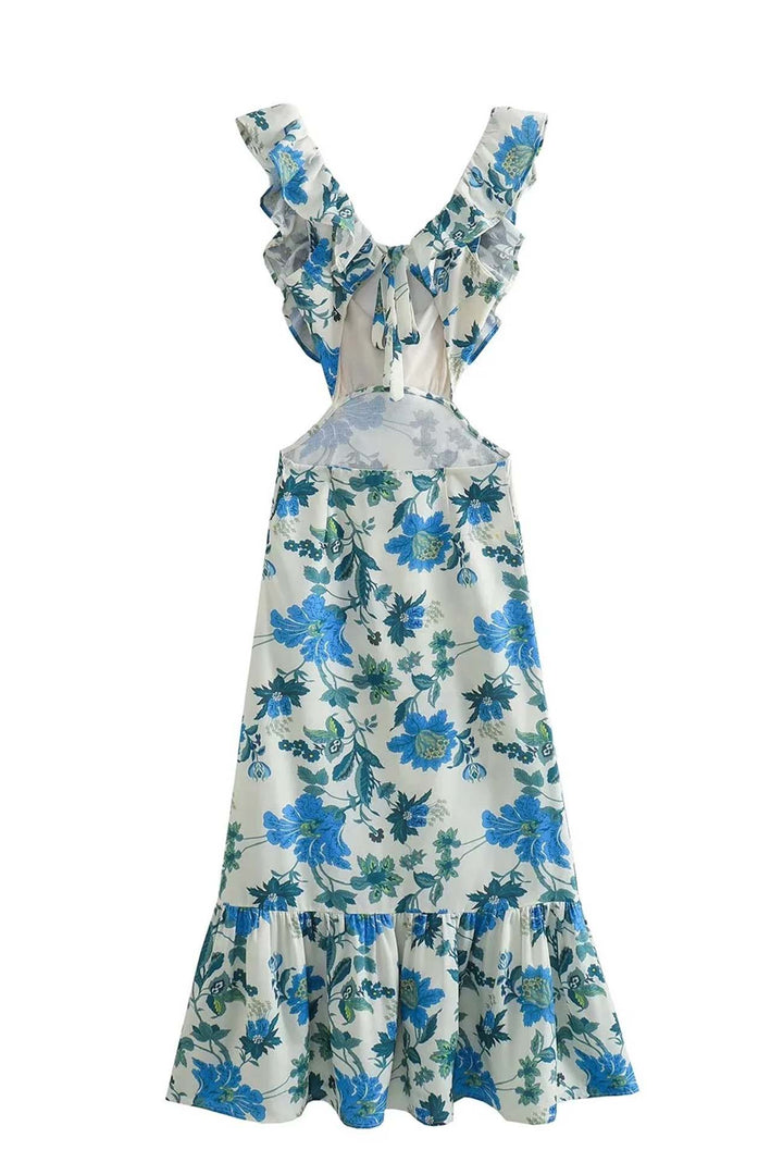 Dahlia Ruffle Maxi Dress