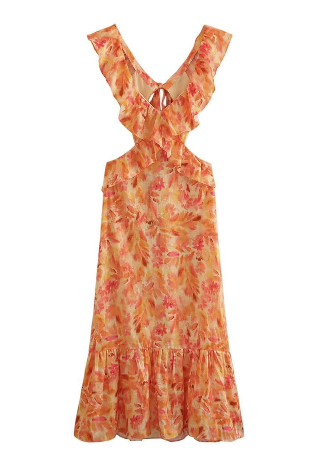 Dahlia Ruffle Maxi Dress