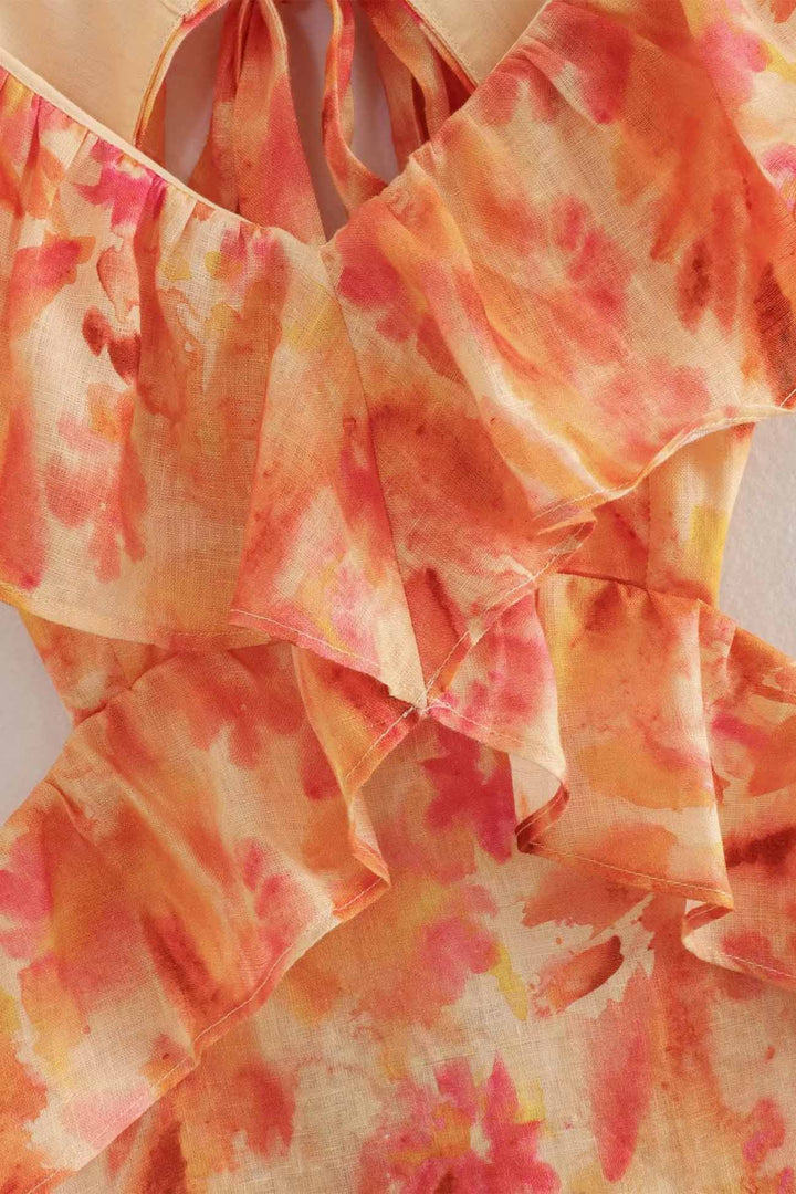 Dahlia Ruffle Maxi Dress