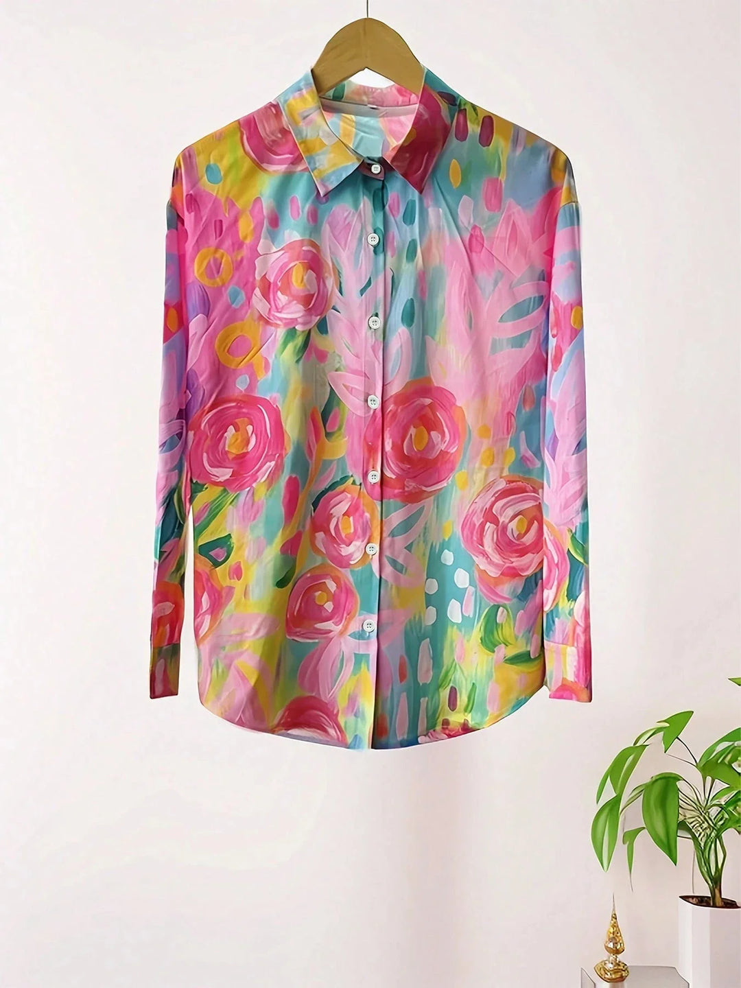 Colette | Bold Print Casual Blouse