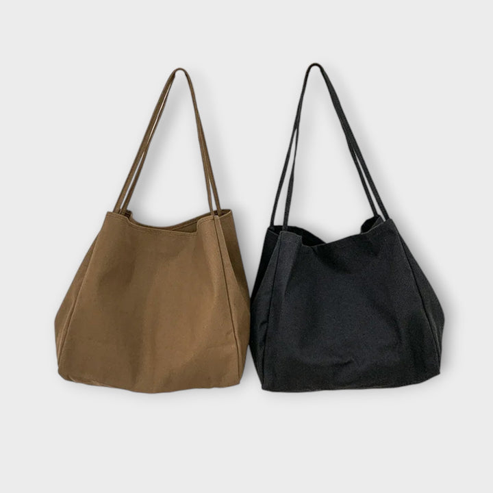 Lena Canvas Shopper Tote