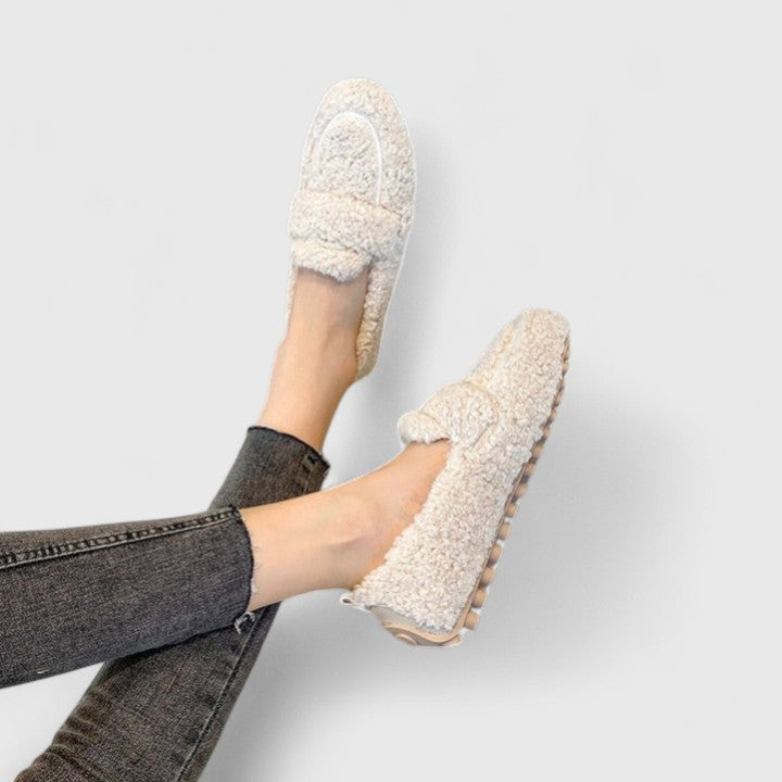 Evadne Fur Loafers