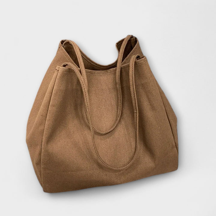Lena Canvas Shopper Tote