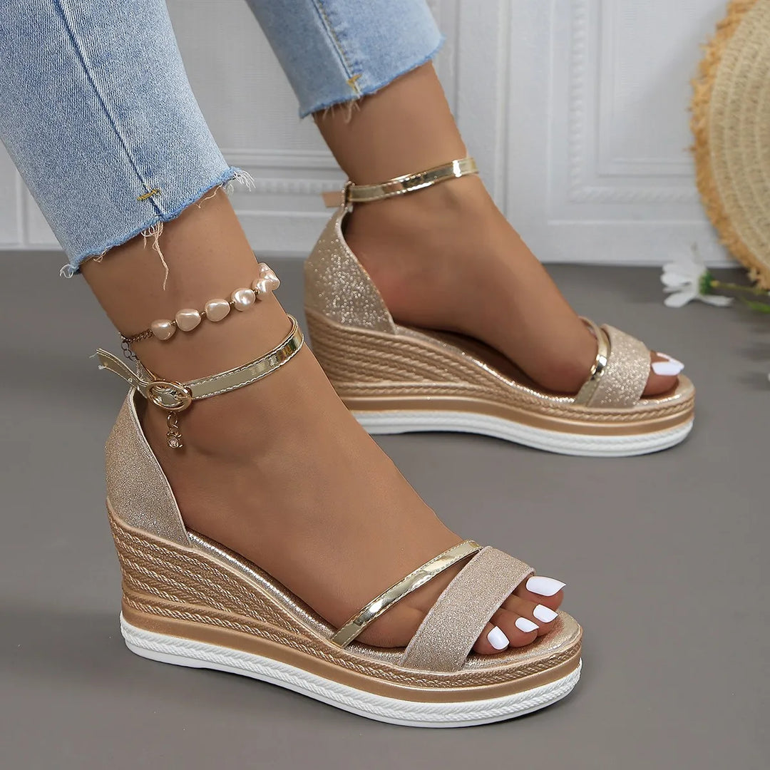 Stephanie Wedge Sandals