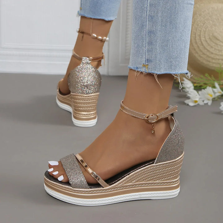 Stephanie Wedge Sandals