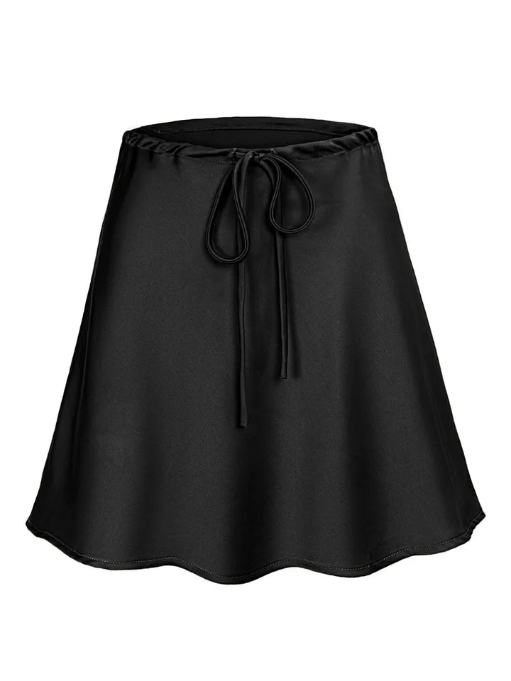 Juliette | Satin A-Line Mini Skirt