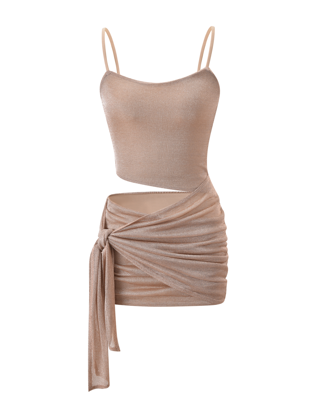 Iris Glitter Cutout Mini Dress