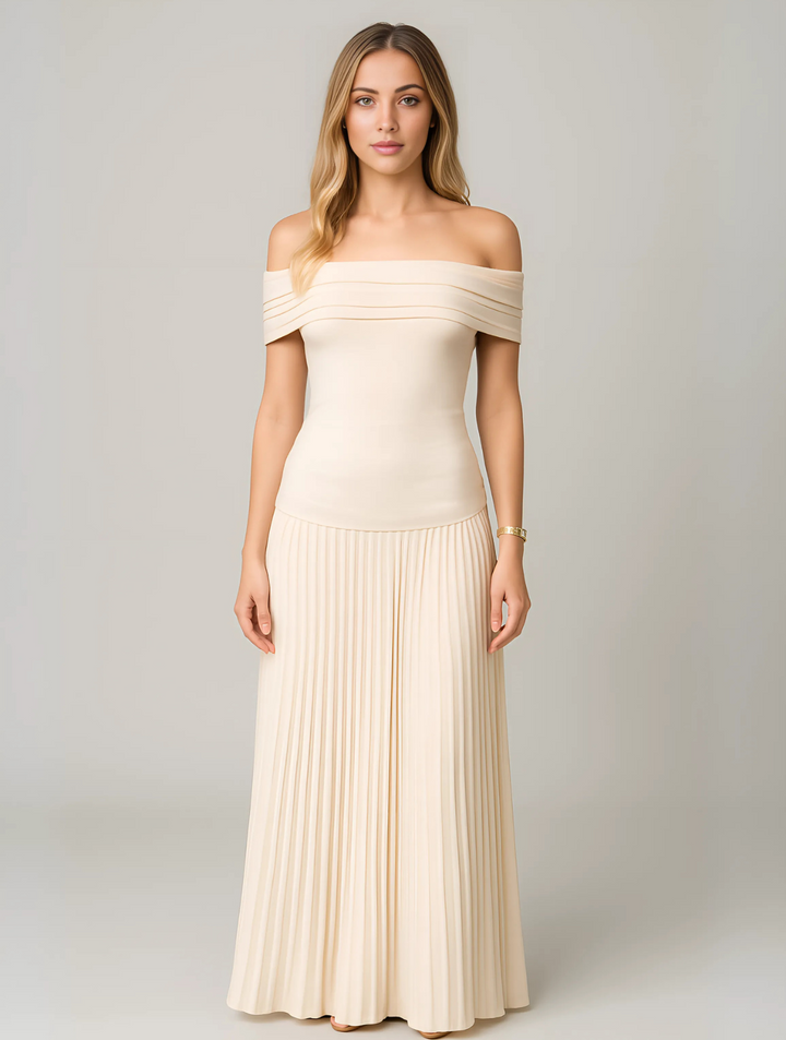 Colette Pleated Maxi Dress