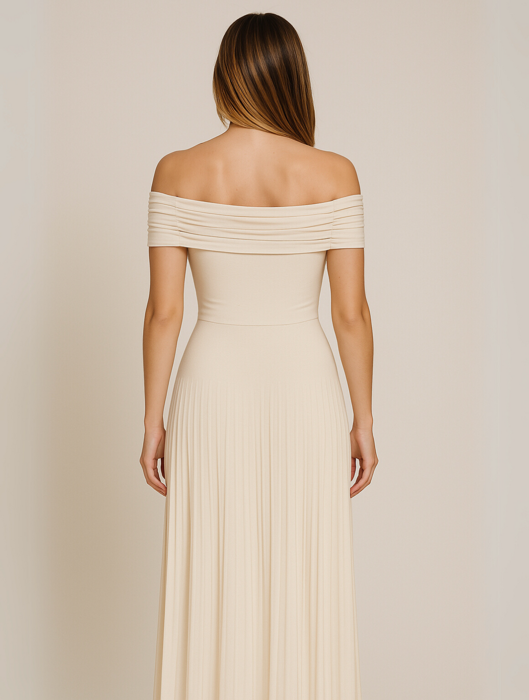 Colette Pleated Maxi Dress