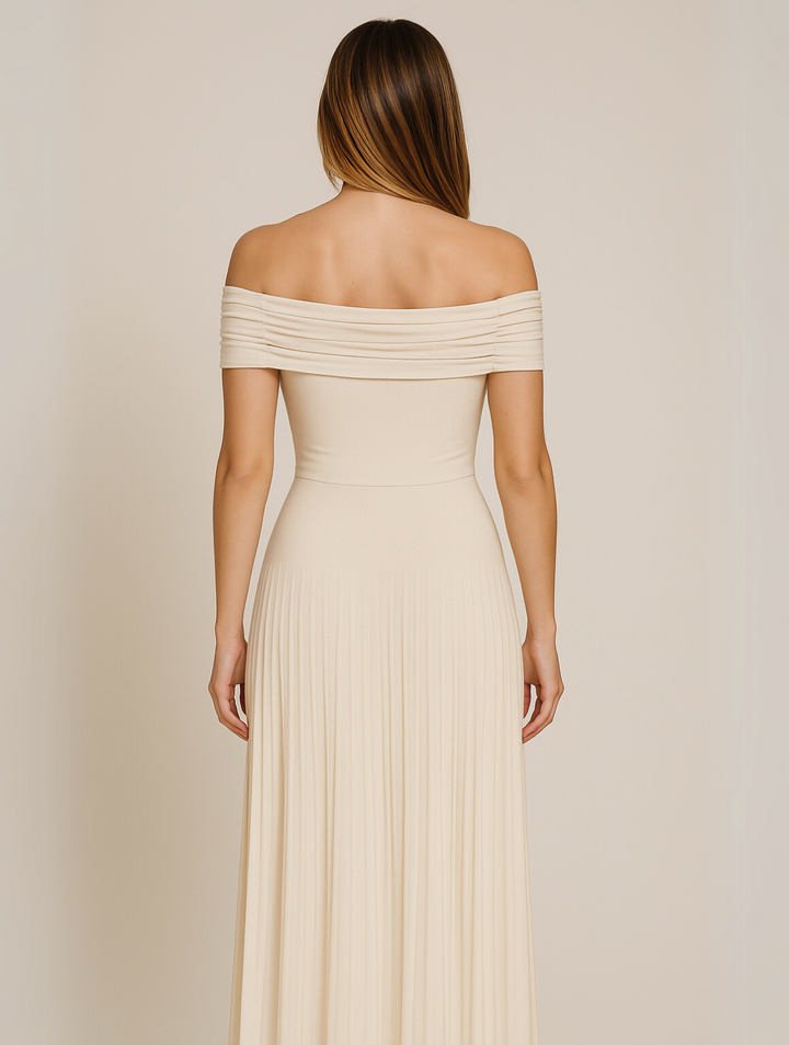 Colette Pleated Maxi Dress