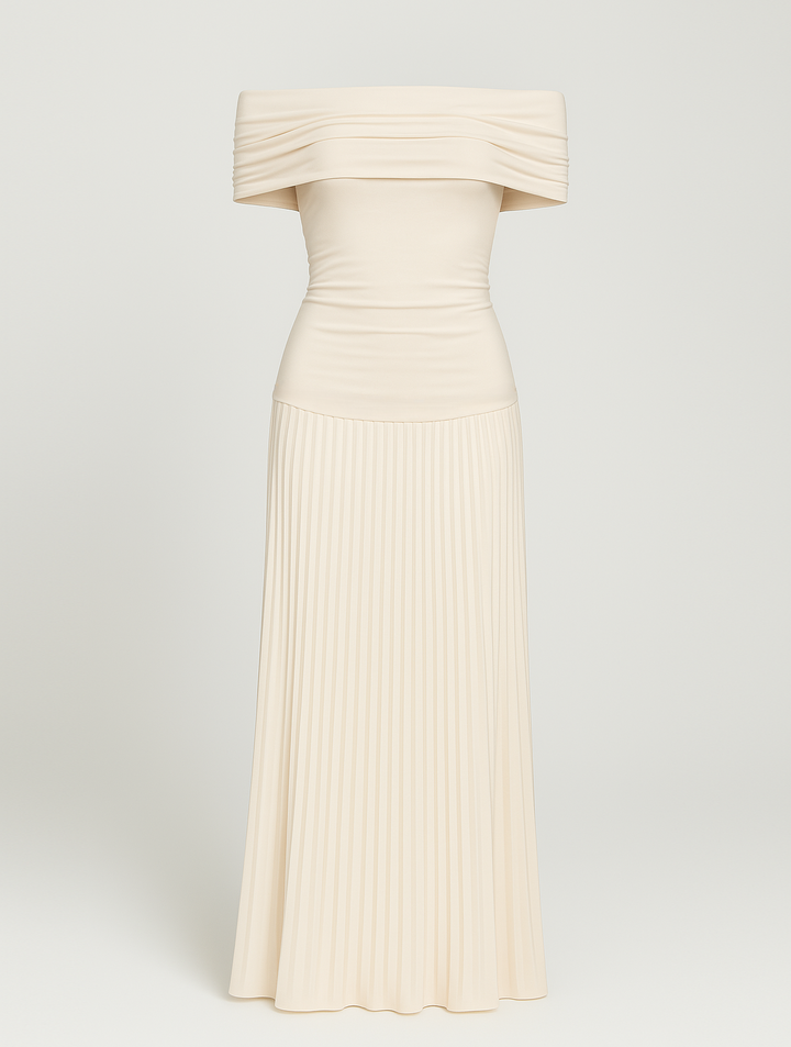 Colette Pleated Maxi Dress