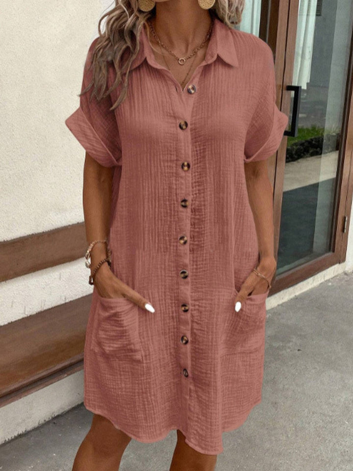 Felicity | Cotton Polo Shirt Dress