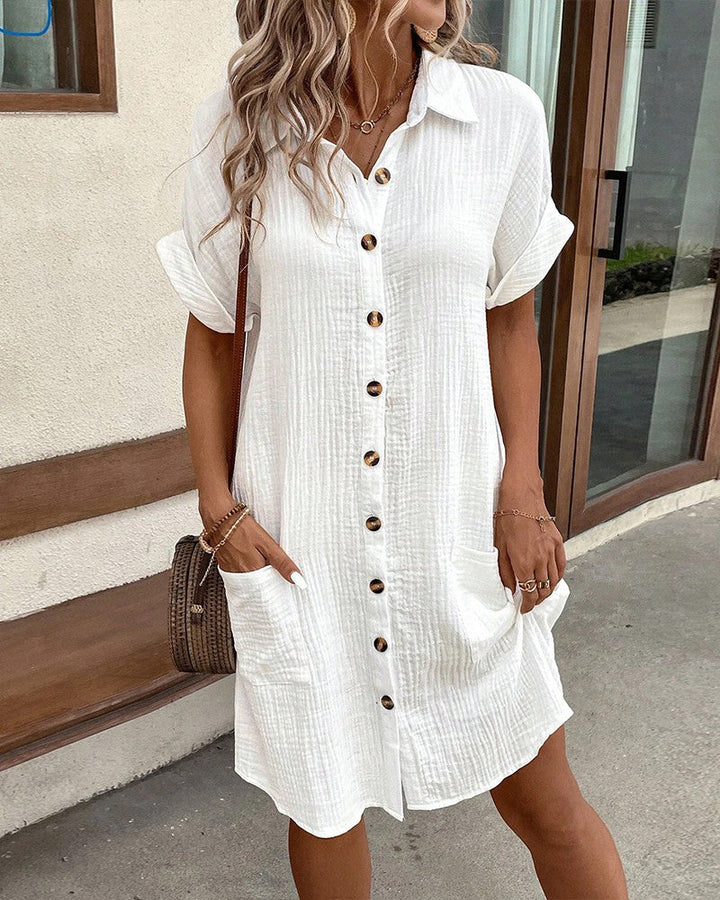 Felicity | Cotton Polo Shirt Dress